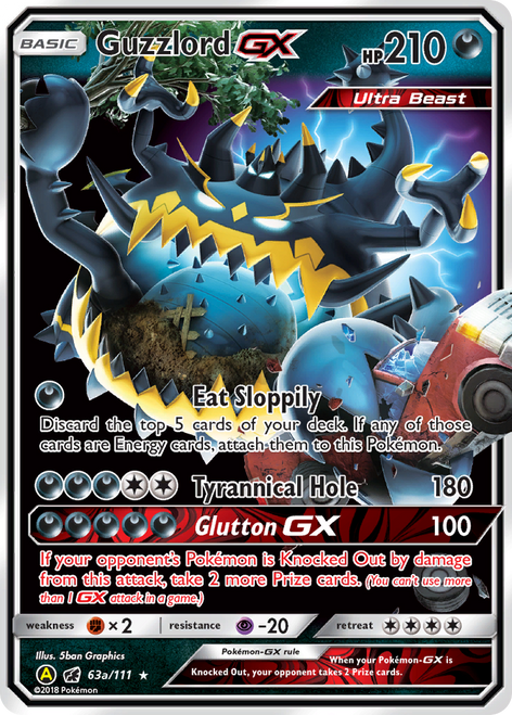 Guzzlord-GX 63a/111 - Crimson Invasion Holofoil