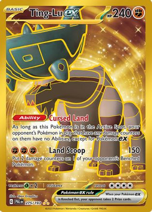 Ting-Lu ex - 275/193 275 - SV02 Paldea Evolved Holofoil