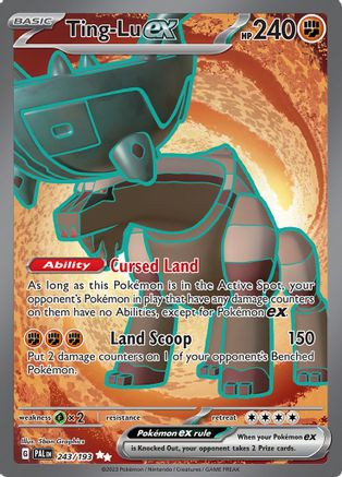 Ting-Lu ex - 243/193 243 - SV02 Paldea Evolved Holofoil