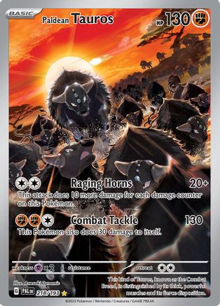 Paldean Tauros - 218/193 218 - SV02 Paldea Evolved Holofoil