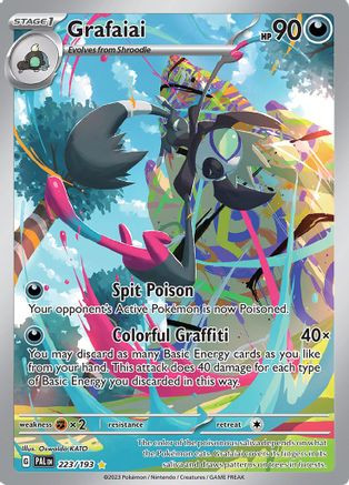 Grafaiai - 223/193 223 - SV02 Paldea Evolved Holofoil