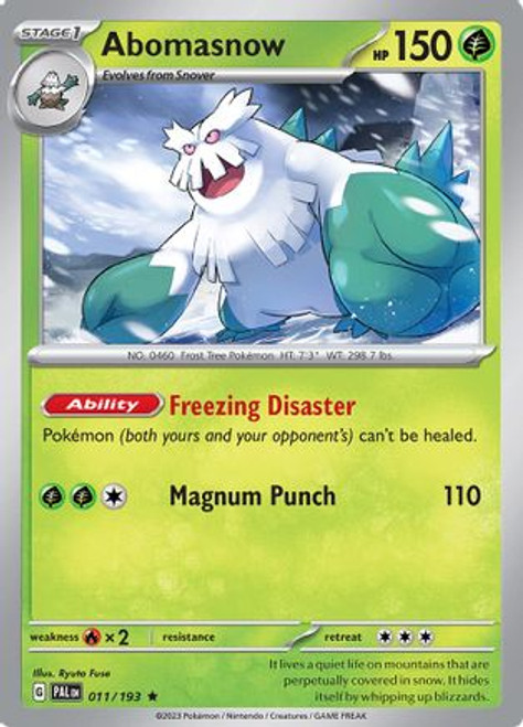 Abomasnow 11 - SV02 Paldea Evolved Reverse Holofoil