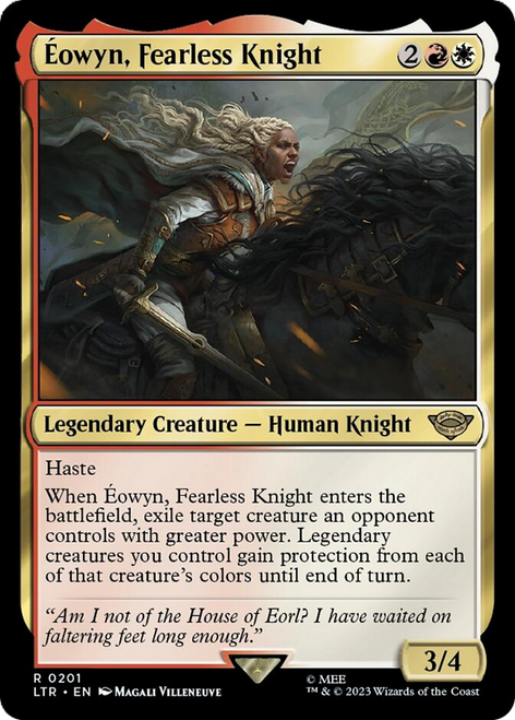 Éowyn, Fearless Knight (LTR-201) - The Lord of the Rings: Tales of Middle-earth Foil