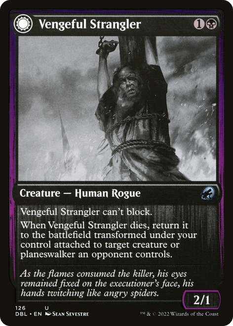 Vengeful Strangler // Strangling Grasp (DBL-126) - Innistrad: Double Feature: (Double Faced Transform)