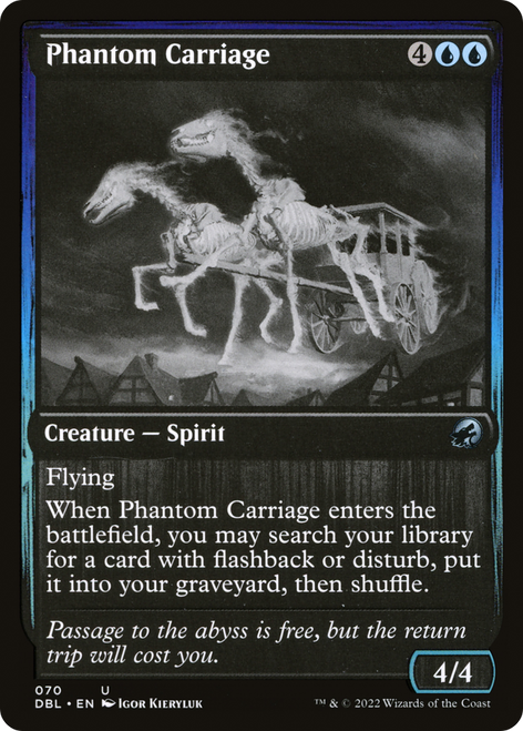 Phantom Carriage (DBL-070) - Innistrad: Double Feature Foil