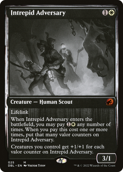 Intrepid Adversary (DBL-025) - Innistrad: Double Feature Foil