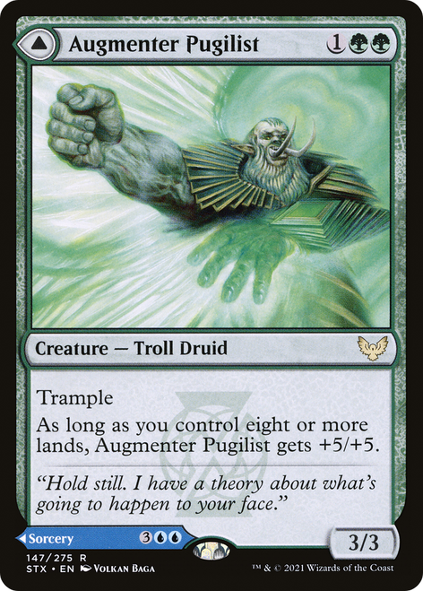 Augmenter Pugilist // Echoing Equation (STX-147) - Strixhaven: School of Mages