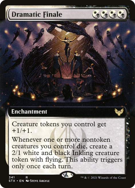 Dramatic Finale (STX-341) - Strixhaven: School of Mages: (Extended Art) Foil