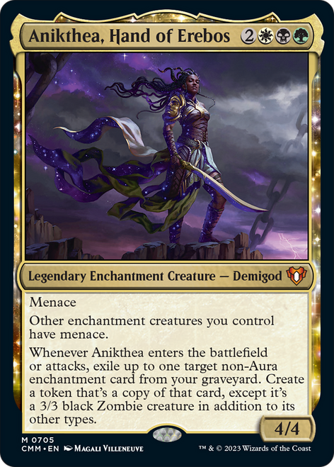 Anikthea, Hand of Erebos (CMM-705) - Commander Masters: (enchantment) Foil