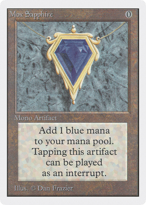 Mox Sapphire (2ED-266) - Unlimited Edition