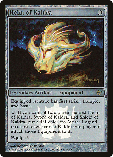 Helm of Kaldra (PRE-131★) - Fifth Dawn Promos Foil