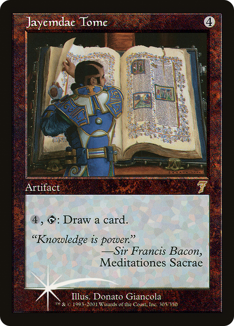 Jayemdae Tome (7ED-305★) - Seventh Edition Foil