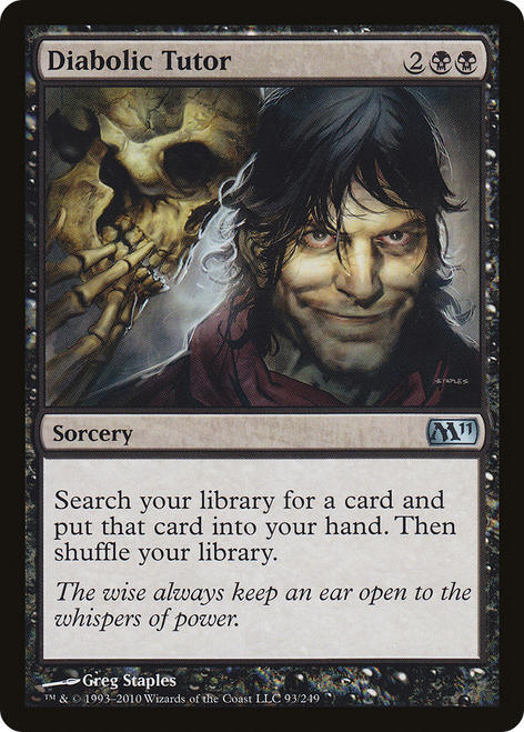 Diabolic Tutor (M11-093) - Magic 2011