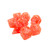 Chessex Dice: Lab Dice - Translucent Polyhedral Neon Orange/White (Series 7)