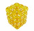 Chessex Dice: Translucent 12mm D6 Dice Yellow/White (36)