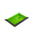 Gamegenic: Magnetic Dice Tray - Rectangular, Black/Green