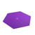 Gamegenic: Magnetic Dice Tray - Hexagonal, Black/Purple