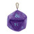 Ultra Pro Plush: D&D Phandelver & Below - The Shattered Obelisk - Underdark D20 Dice Bag - Royal Purple/Sky Blue