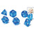 Sirius Dice: Polyhedral - Translucent Blue Resin (7)