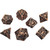 Forged Gaming: Copper Widow Hollow - Polyhedral Metal Dice Set (7ct)