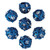 Forged Gaming: Dragons Bauble Blue Hollow - Metal Dice Set (7ct)