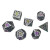 Forged Gaming: Prismatic Rime 7-Piece Hollow Metal Dice Set