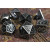 Forged Gaming: Deco Black Metal Dice Set