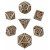 Forged Gaming: Grim Fate 7-Piece Hollow Metal Dice Set
