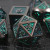 Forged Gaming: Green Dragon Set of 7
