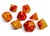 Chessex Dice: Lab Dice 8 Gemini - Polyhedral Gellow-Red/Yellow Luminary