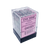 Chessex Dice: Opaque - 12mm D6 Black/Pink (36ct)