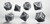 Call of Cthulhu RPG: Metal Dice Set (7ct)