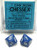 Chessex Dice: Opaque Polyhedral D10 Blue/White (10)