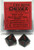 Chessex Dice: Opaque Polyhedral D10 Black/Red (10)
