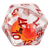 FanRoll: Dragon Storm - Polyhedral Inclusion Resin Dice Set - Red Dragon  (7)