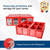 BCW Supplies: Collectible Card Bin - 3200 - Red
