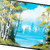 Ultra Pro Playmat: Bob Ross Lakeside Path (Black Stitched)