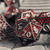 Forged Gaming: Dragon Scale Red Dragonhide - Polyhedral Metal Dice Set (7ct)