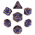 Forged Gaming: Cosmic Energy Copper Blue - Polyhedral Metal Dice Set (7ct)