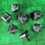 Forged Gaming: Cosmic Energy Nickel Green-Purple - Polyhedral Metal Dice Set (7ct)