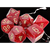 Chessex Dice: Glitter - Mega-hedral Ruby/Gold (7ct)