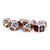 Metallic Polyhedral 16mm Dice Set - Antique Copper w/Black Enamel (7ct)