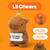 Lil Cheers: Daily Positivity Crochet Plush - Capybara
