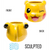 Pokemon: Pikachu Wink - Ceramic 3D Sculpted Mug (20oz)