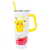 Pokemon: Pikachu - Stainless Steel Tumbler w/Handle & Reusable Straw (40oz)