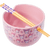 Sanrio: My Melody & Kuromi - Ceramic Ramen Bowl w/Chopsticks (20oz)