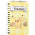 Pokemon: Pikachu, Eevee, Piplup, & Yamper "Tossed Cafe" - Spiral Tabbed Notebook (8" x 5")