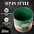 The Lord of The Rings: The Green Dragon - Reactive Glaze Ceramic Camper Mug (20oz)