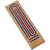 WE Games Classic Cribbage Set - Solid Wood TriColor Continuous 3 Track Board with Metal Pegs - Red/White/Blue