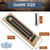 WE Games Classic Cribbage Set - Solid Wood TriColor Continuous 3 Track Board with Metal Pegs - Blue/Green/Red
